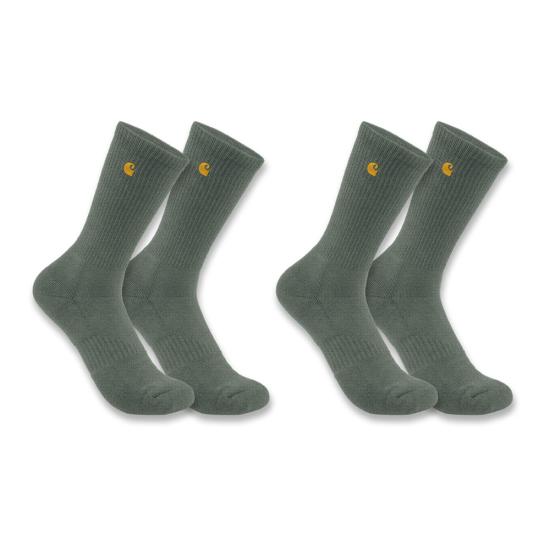 Womens - Force Midweight Crew Sock 2 Pack