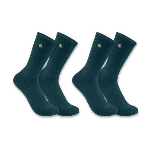 Womens - Force Midweight Crew Sock 2 Pack