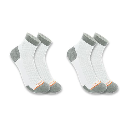 Mens - Lightweight Durable Quarter Sock 2 Pack