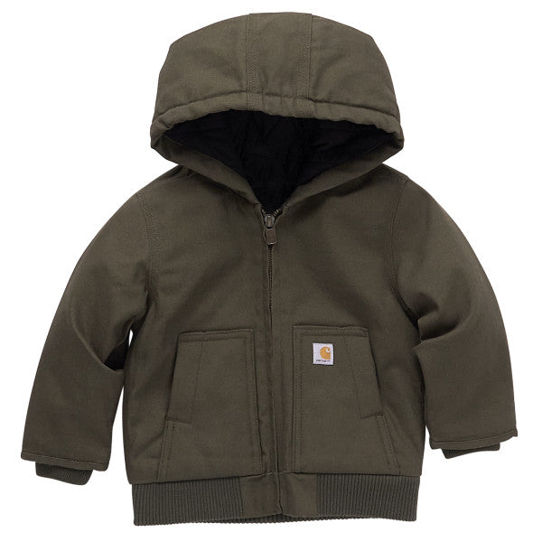 Canvas Insulated Hooded Active Jacket