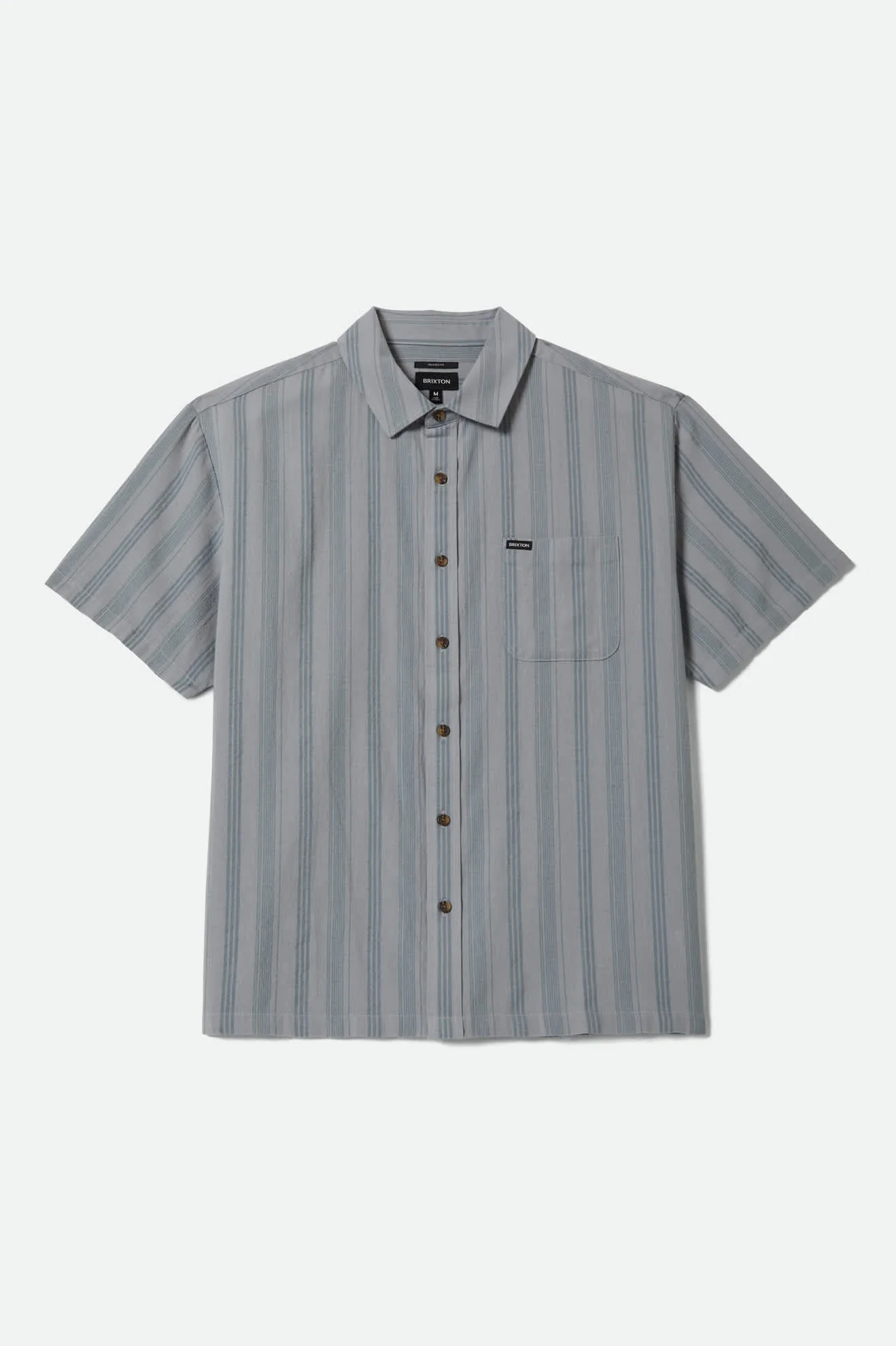 Cru Striped Dobby Short Sleeve Woven Shirt