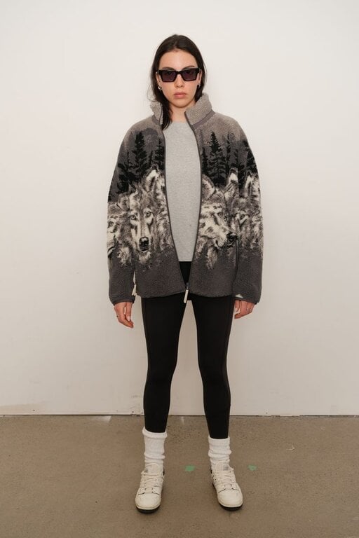 Printed Sherpa Fleece