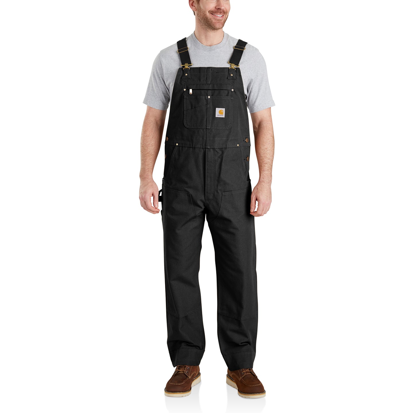 M Bib Overall - Relaxed Fit - Duck - 001 Black - 102776
