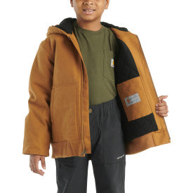 Canvas Insulated Hooded Active Jacket