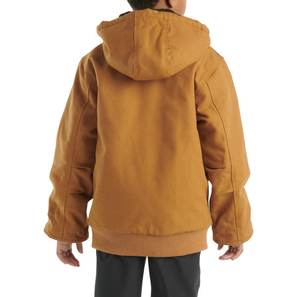 Canvas Insulated Hooded Active Jacket