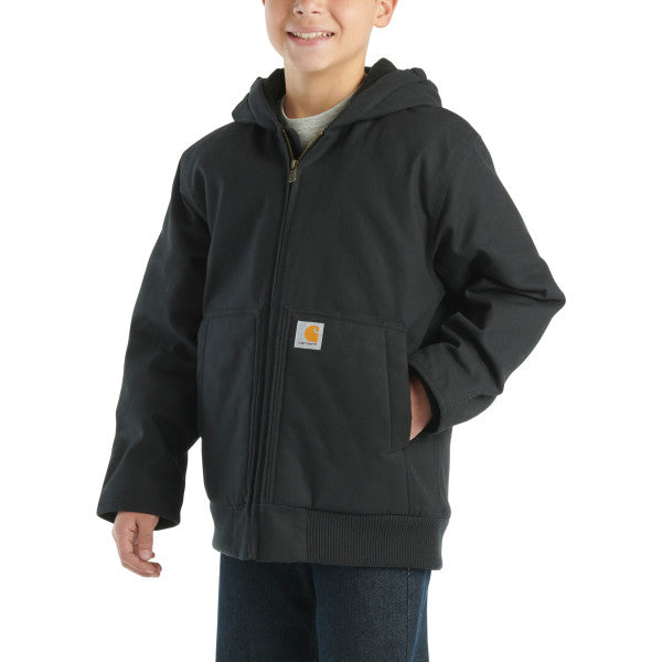 Canvas Insulated Hooded Active Jacket