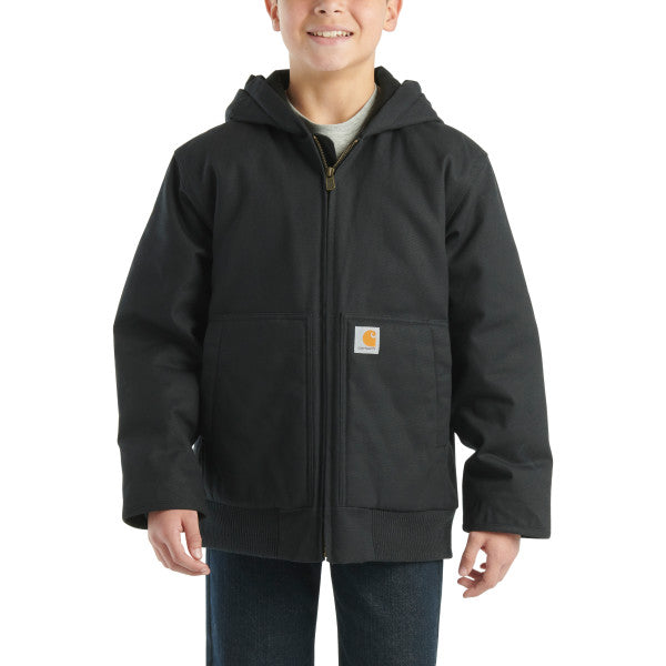 Canvas Insulated Hooded Active Jacket
