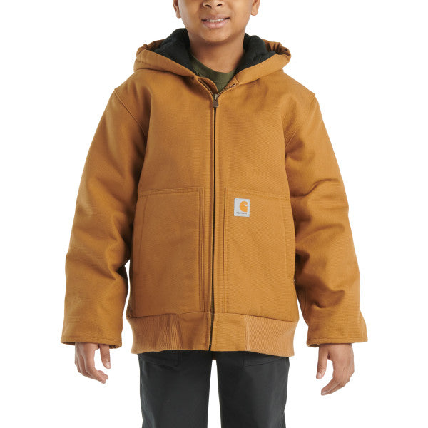 Canvas Insulated Hooded Active Jacket
