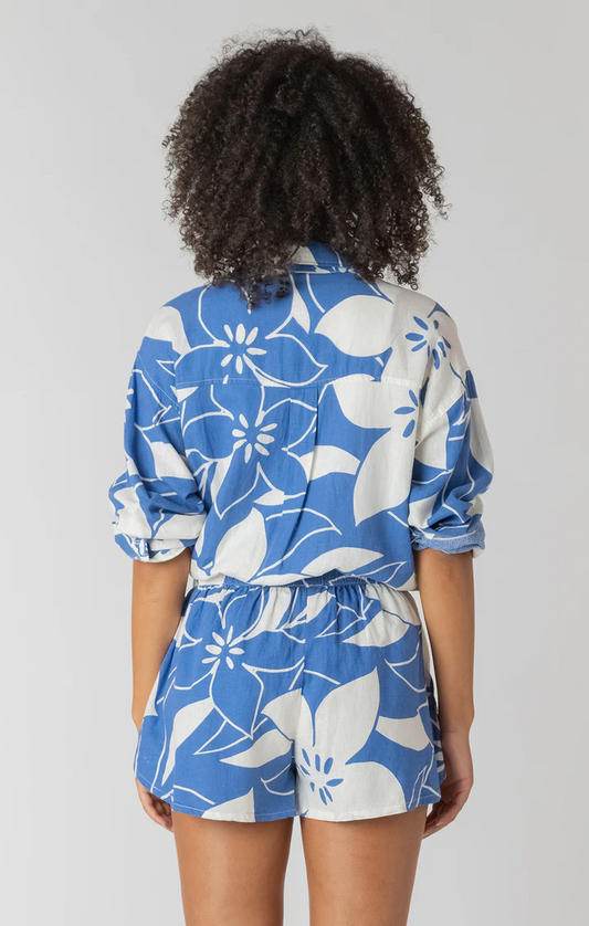 Button Front Linen Shirt