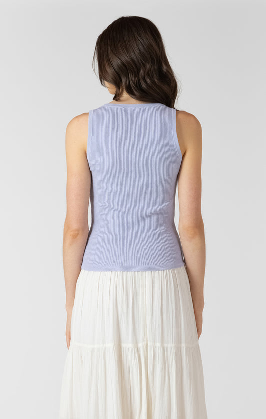 Pointelle U-Neck Tank