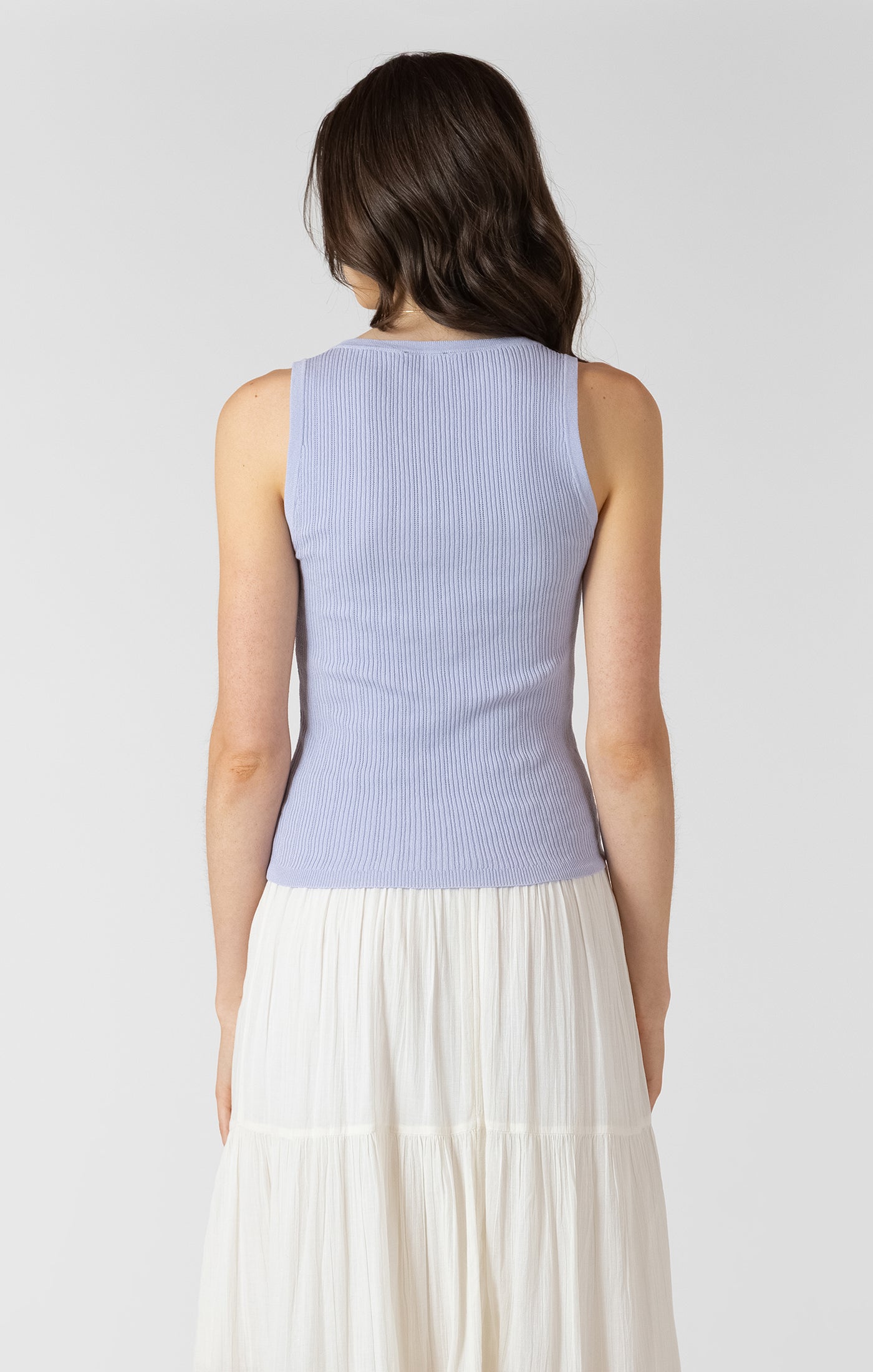 Pointelle U-Neck Tank