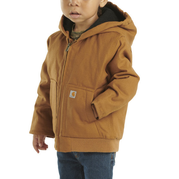 Canvas Insulated Hooded Active Jacket