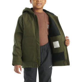 Canvas Insulated Hooded Active Jacket
