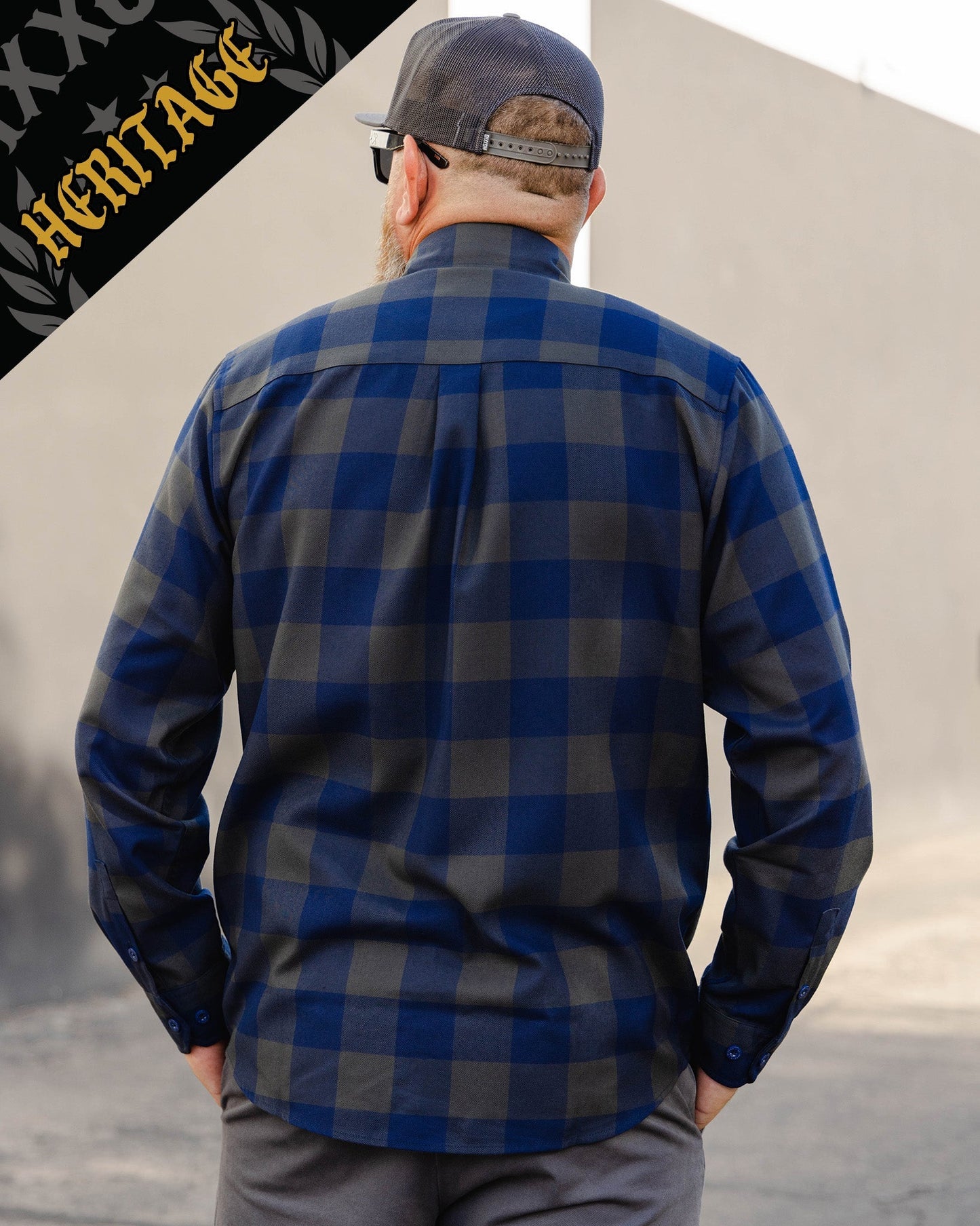 0 Dark 30 Heritage Flannel - Mens