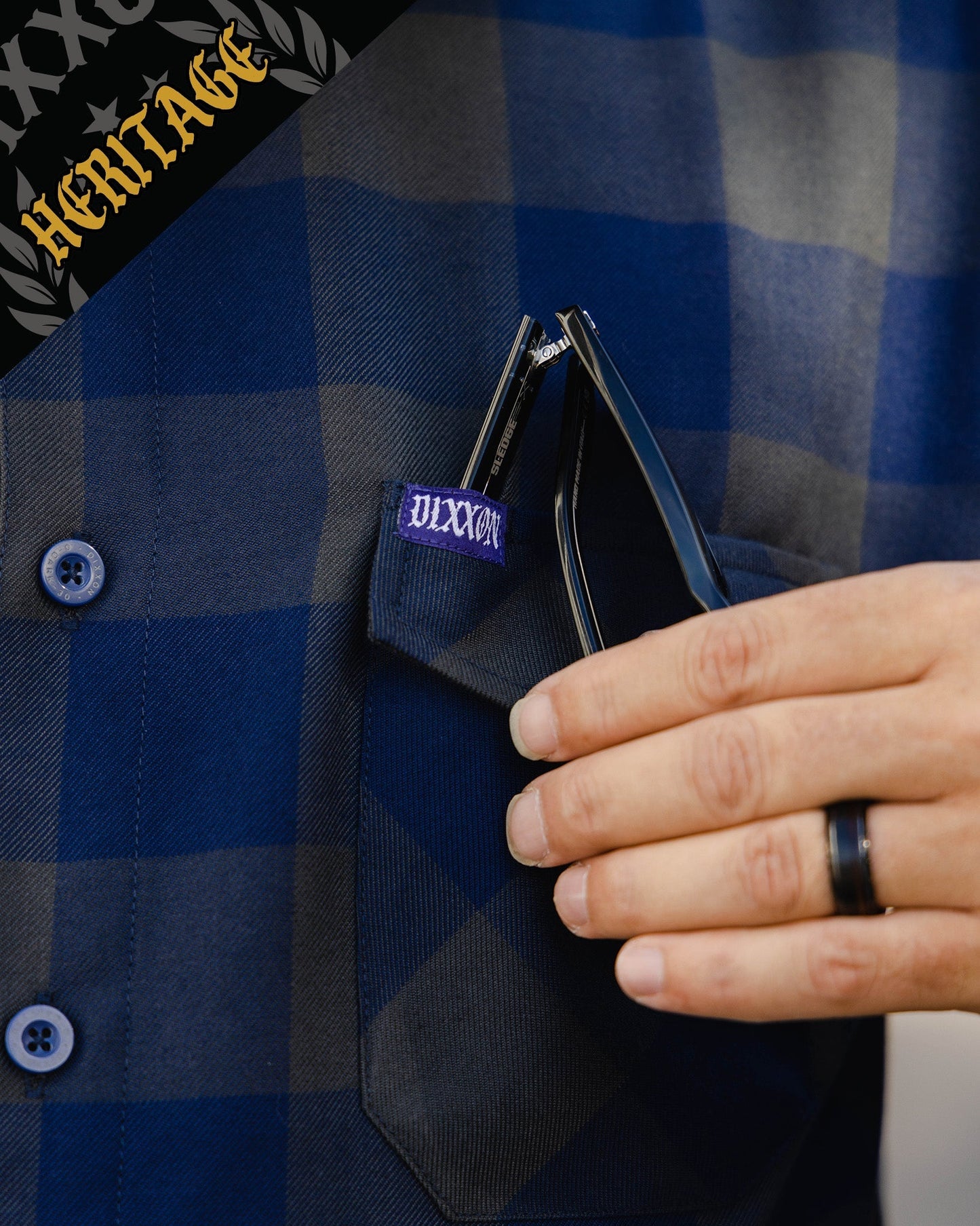 0 Dark 30 Heritage Flannel - Mens