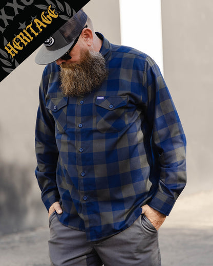 0 Dark 30 Heritage Flannel - Mens