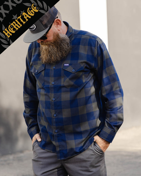 0 Dark 30 Heritage Flannel - Mens