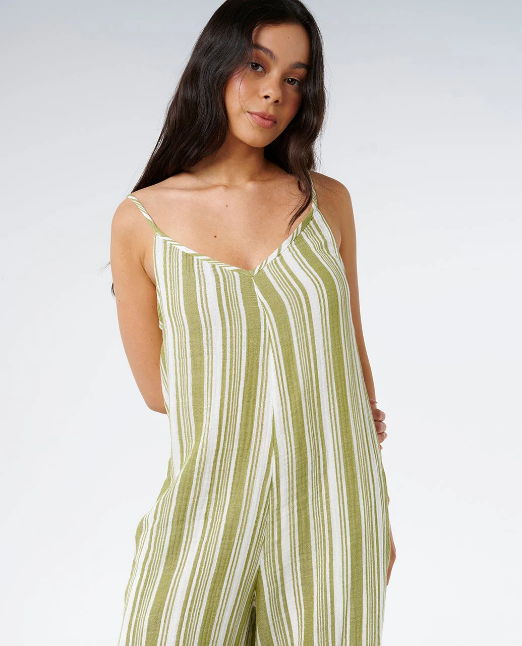 Premium Surf Stripe Jumpsuit