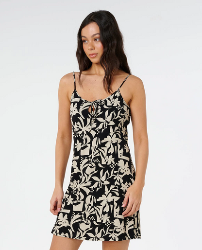 Surf Dreams Printed Rib Mini Dress