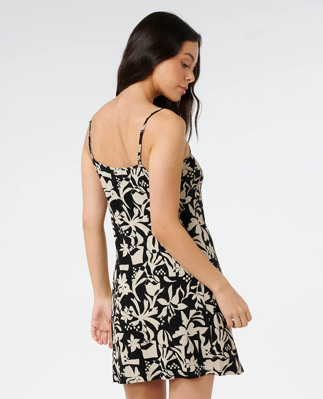 Surf Dreams Printed Rib Mini Dress