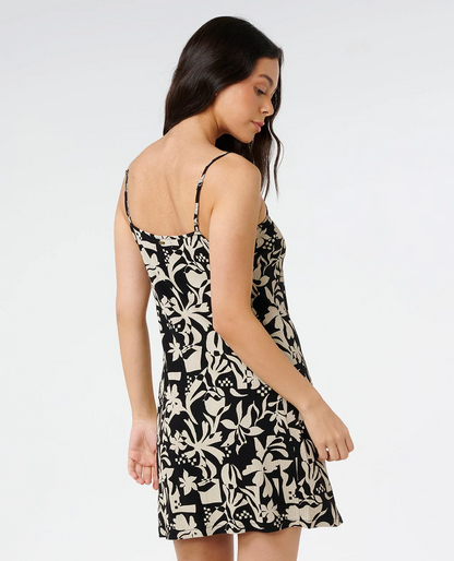 Surf Dreams Printed Rib Mini Dress