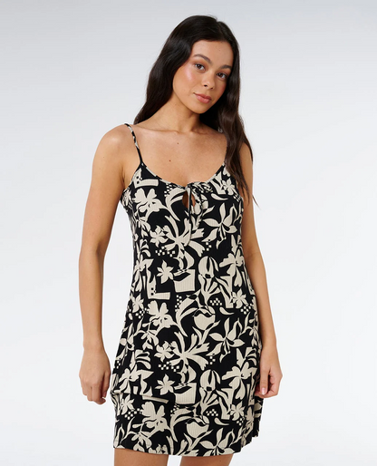Surf Dreams Printed Rib Mini Dress