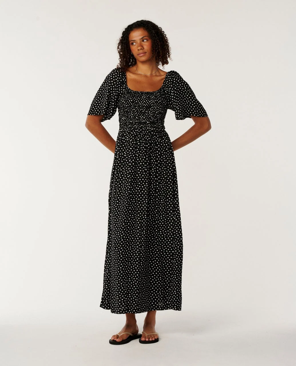 Lara Spot Maxi Dress