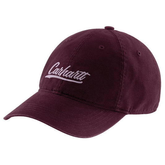 .W Canvas Script Graphic Cap - 105247