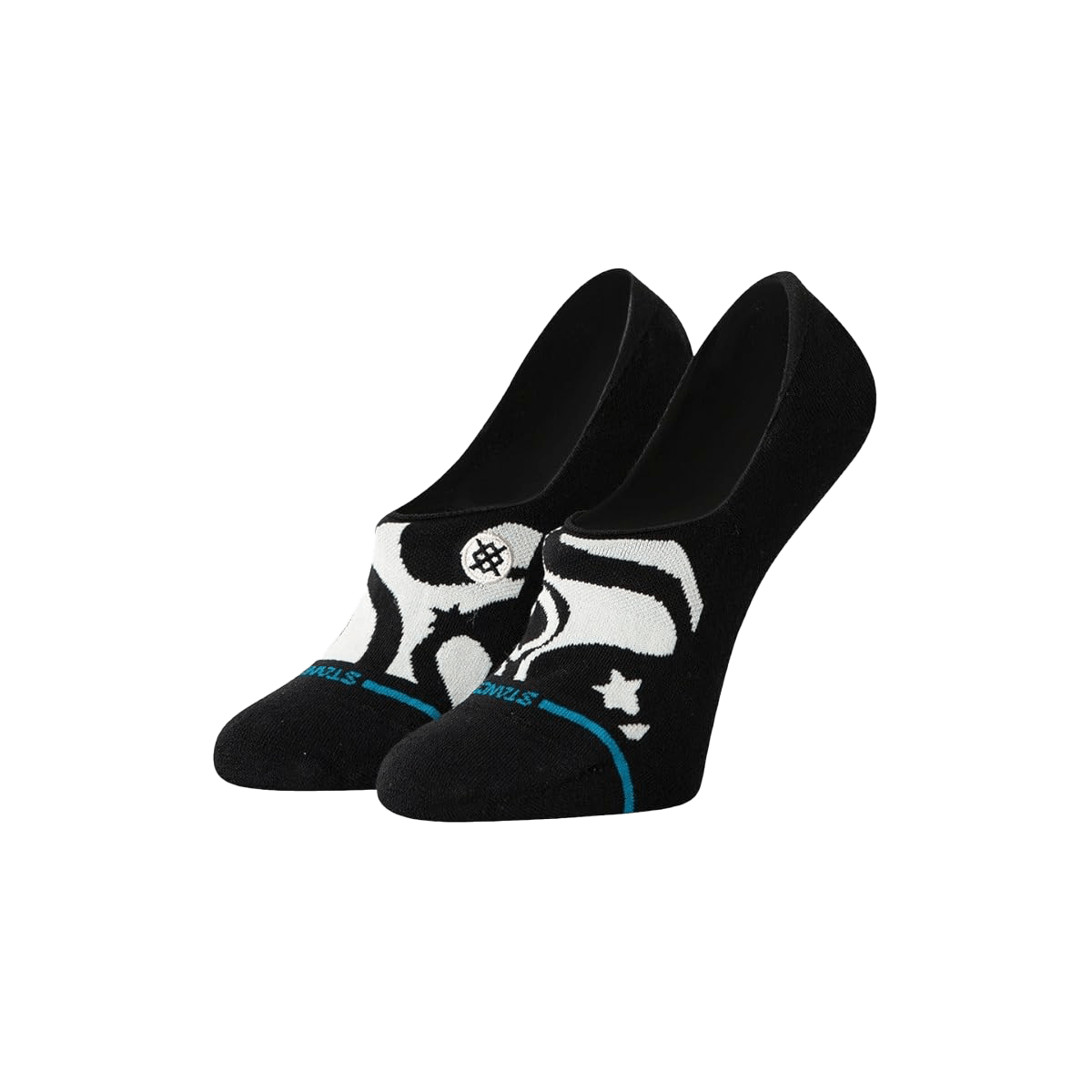 Star Swirl No Show Sock