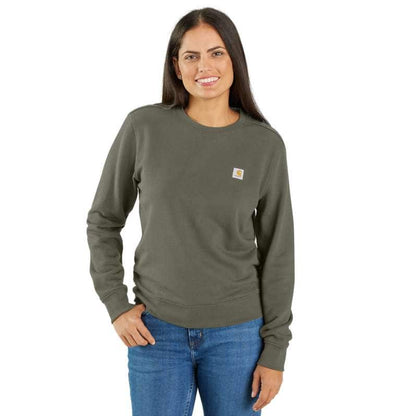 W Tencel Fiber Series Relaxed Fit French Terry Crewneck Sweatshirt - 106179