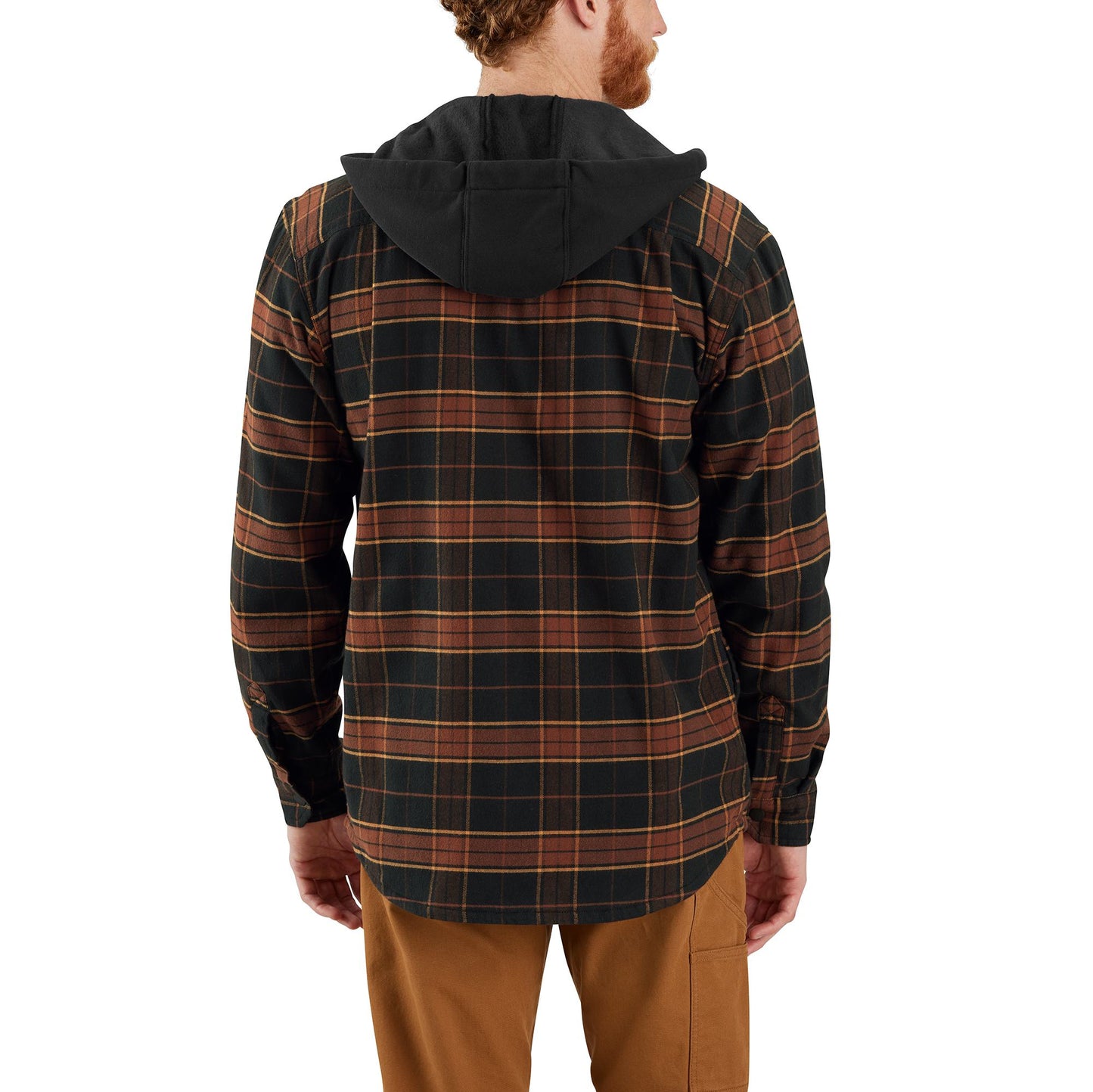 .M Rugged Flex Flannel Lined Hooded Shirt Jacket