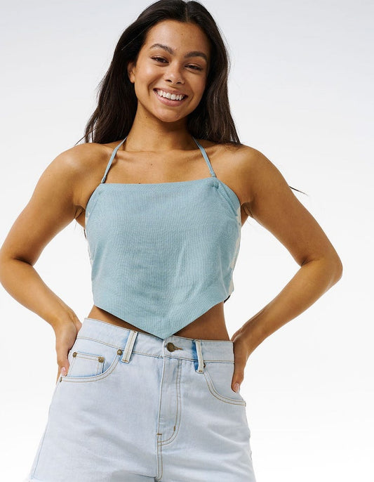 Hibiscus Heat Halter Neck Top
