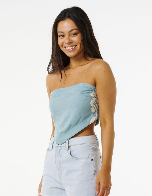 Hibiscus Heat Halter Neck Top