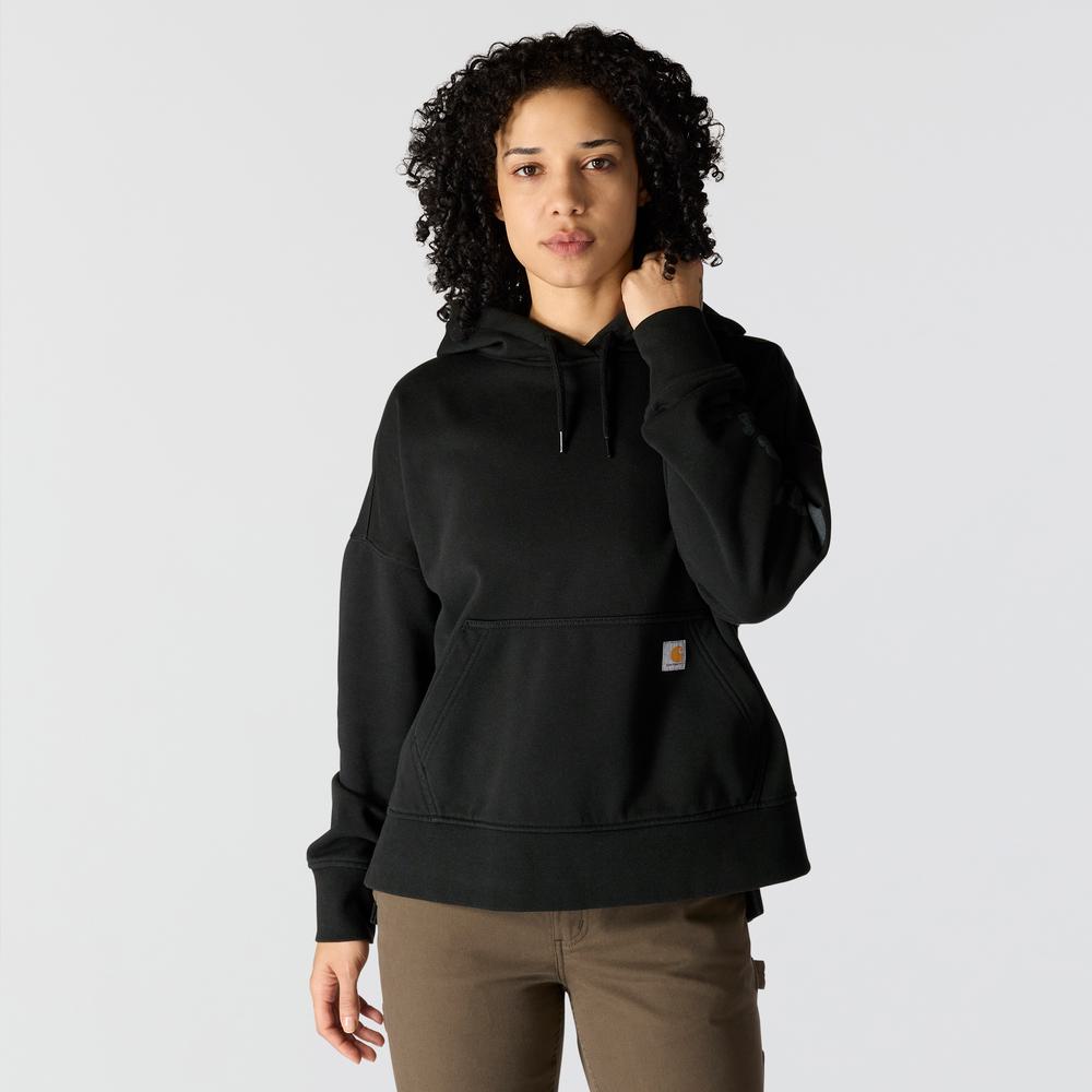 .W Loose Fit Midweight Hooded Graphic Sweatshirt - 107146