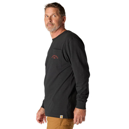.M Loose Fit Heavyweight LS Longhorn Graphic T-Shirt - 107259