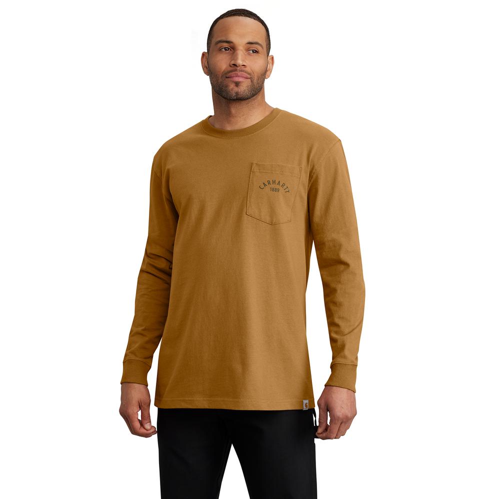 .M Loose Fit Heavyweight LS Longhorn Graphic T-Shirt - 107259