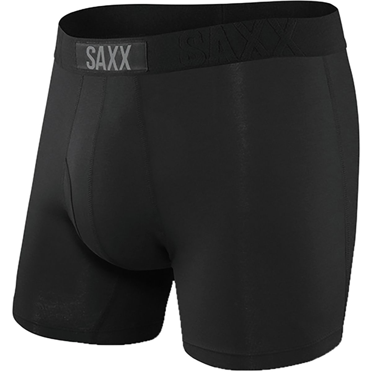 ULTRA Super Soft Boxer Brief Fly BBB - Black / Black Small