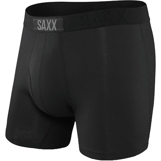 ULTRA Super Soft Boxer Brief Fly BBB - Black / Black Small
