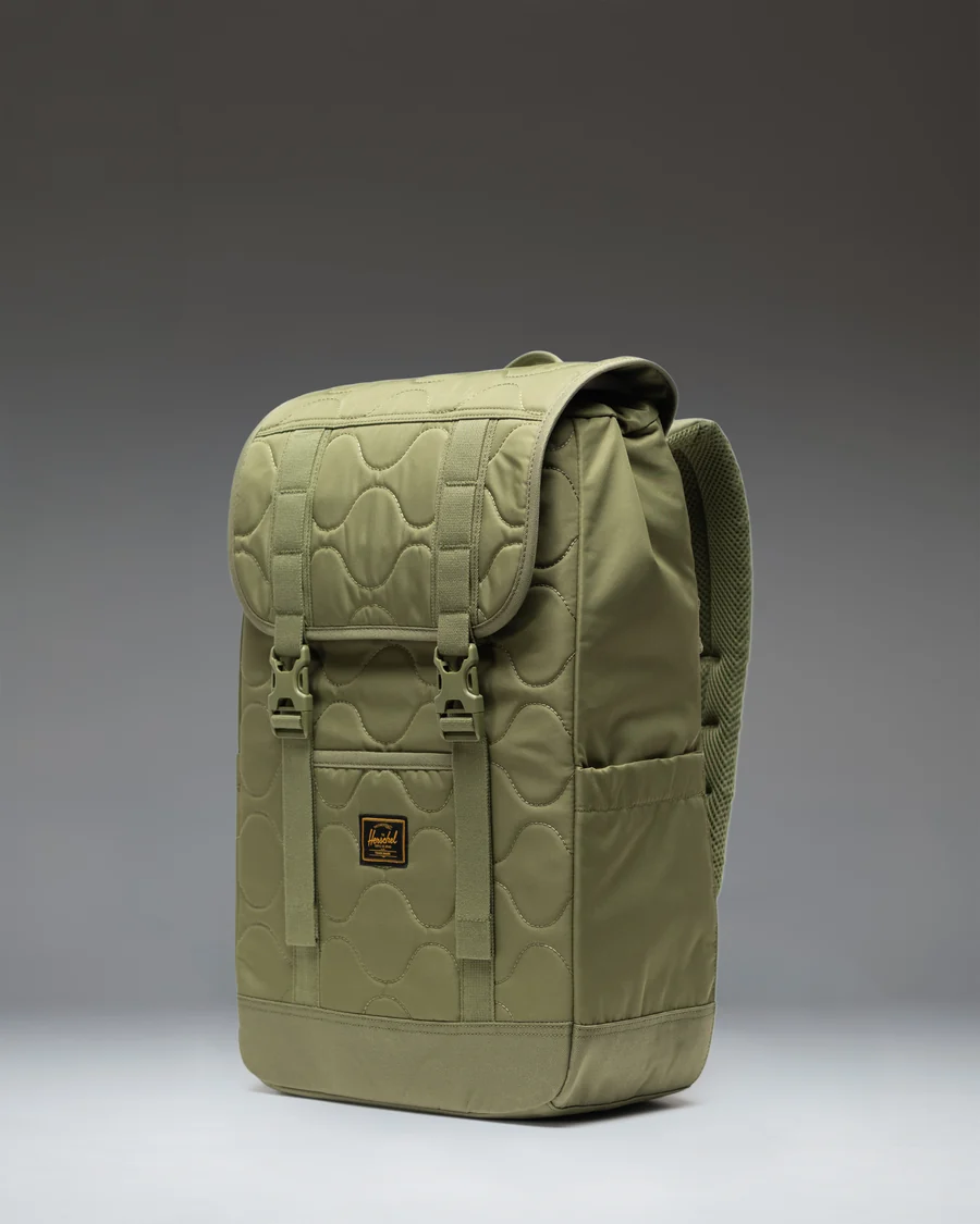 Retreat Quilted Capsule Backpack - Loden Green Tonal
