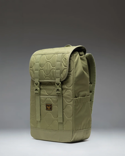 Retreat Quilted Capsule Backpack - Loden Green Tonal