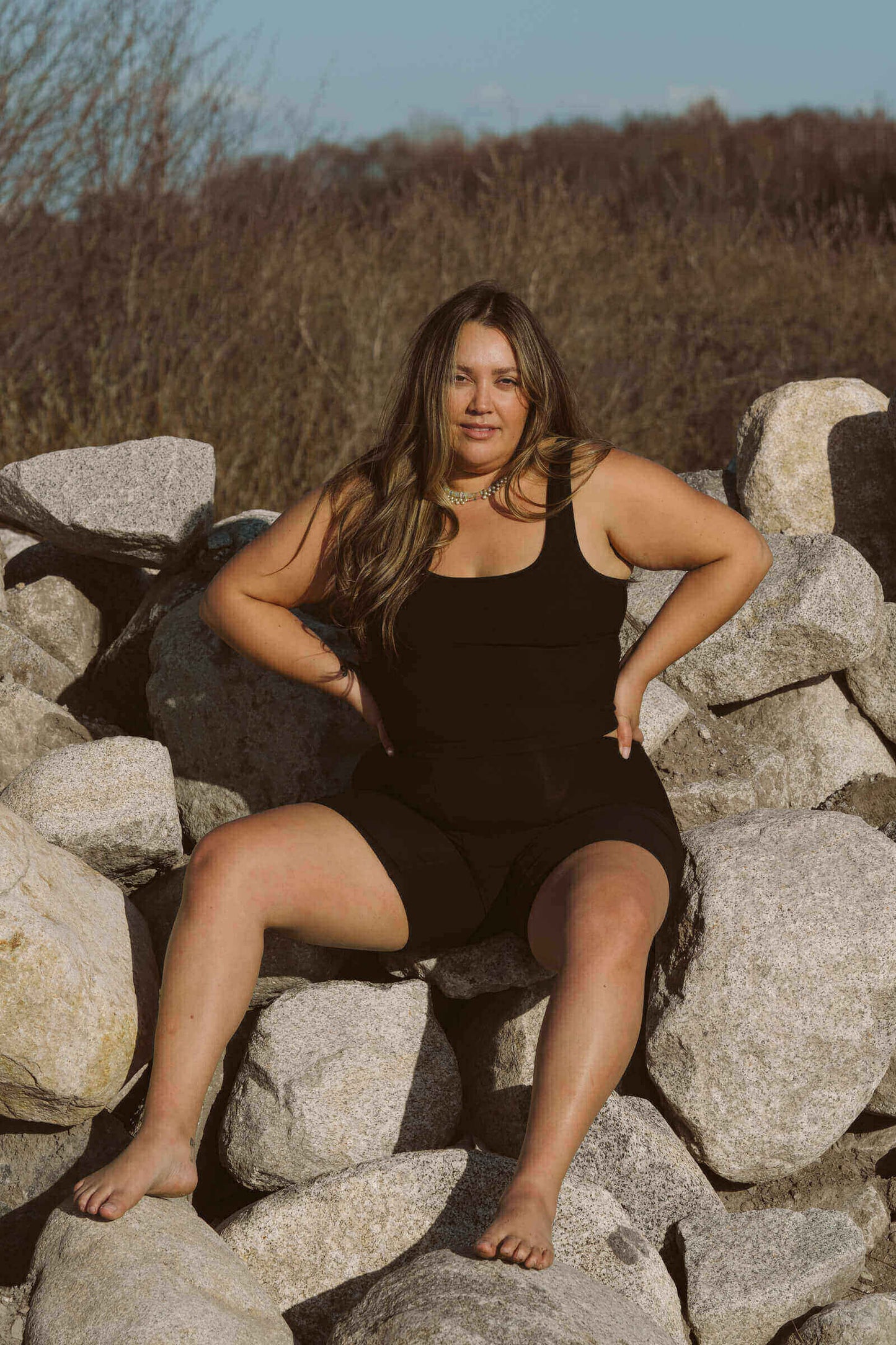 W Huha Sporty Crop Tank