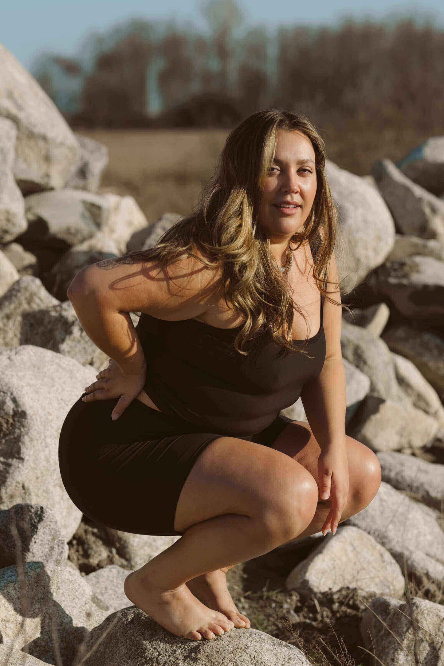 W Huha Sporty Crop Tank