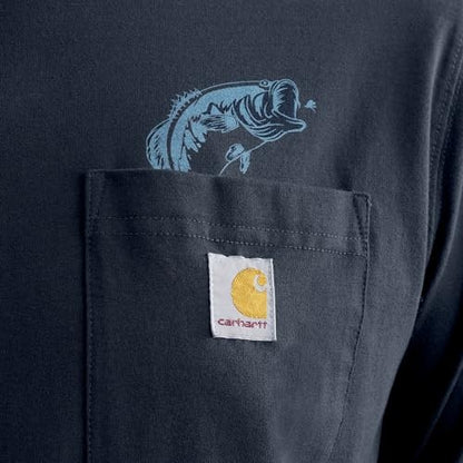 Relaxed Fit Lightweight SS Fish Graphic T-Shirt