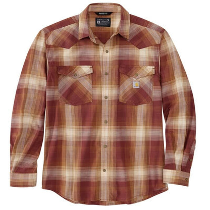 Montana Rugged Flex LS Snap Front Plaid Shirt