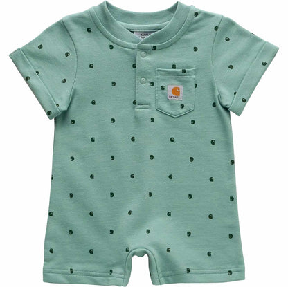 Short-Sleeve French Terry Romper