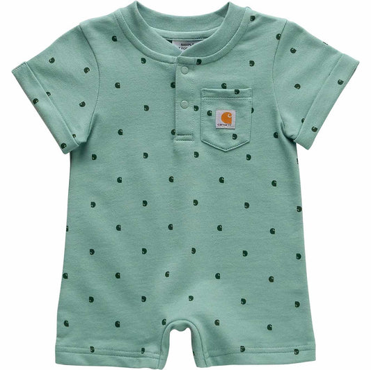Short-Sleeve French Terry Romper
