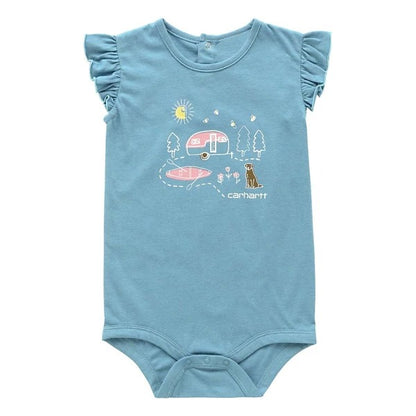 Short-Sleeve Camping Bodysuit