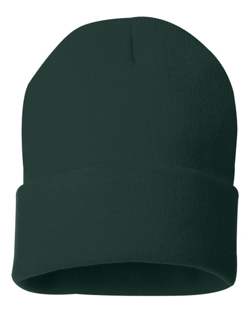 Sportsman Solid 12inch Cuffed Beanie - SP12