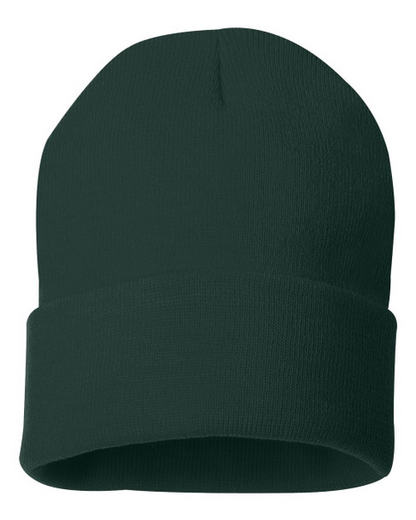 Sportsman Solid 12inch Cuffed Beanie - SP12
