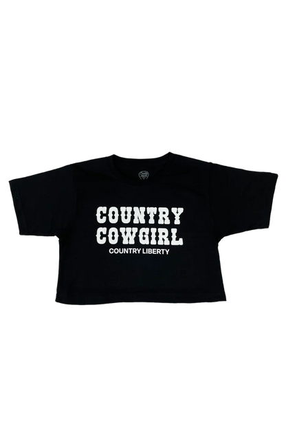Cowgirl Cropped Festival Tee